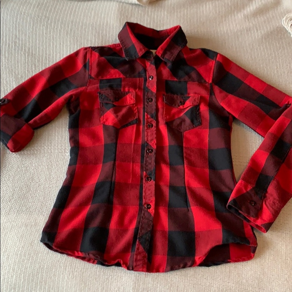 Buffalo Plaid Button Up - Picture 3 of 6